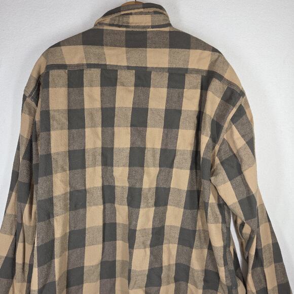 St Johns Bay Shacket Shirt Mens XXLT Flannel Button Up Workwear Heavyweight - Picture 11 of 12